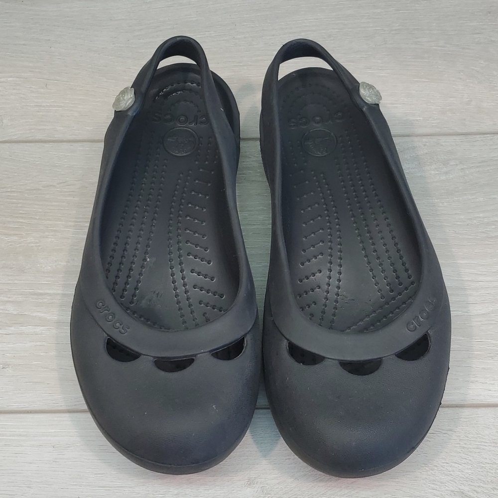 Crocs Women Comfort Rubber Clogs Outdoor Mule Shoes sz 8 - Picture 4 of 11
